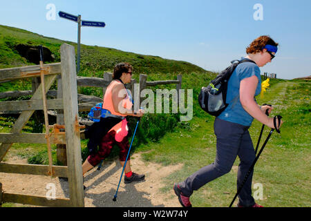 Mountbatten's Walk der Wight 2019 Veranstaltung Stockfoto