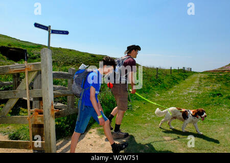 Mountbatten's Walk der Wight 2019 Veranstaltung Stockfoto