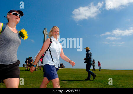 Mountbatten's Walk der Wight 2019 Veranstaltung Stockfoto