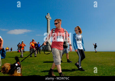 Mountbatten's Walk der Wight 2019 Veranstaltung Stockfoto