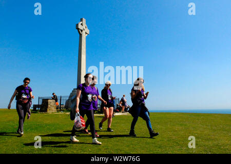 Mountbatten's Walk der Wight 2019 Veranstaltung Stockfoto