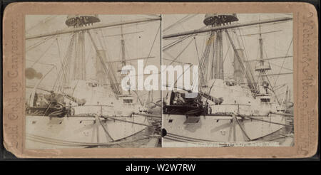 Gun boot Boston, Brooklyn Navy Yard, von Robert N Dennis Sammlung von stereoskopische Ansichten 2. Stockfoto