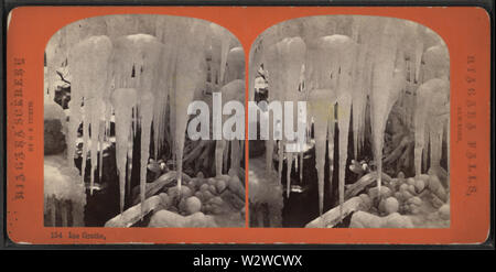 Eisgrotte, von Curtis, George E, d 1910 3. Stockfoto