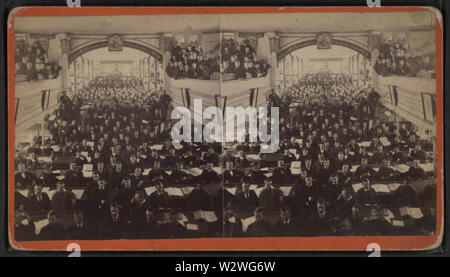 Innenansicht der Praktischen, Banken und Büros Abteilungen, von Vail, J G (James Gardner), 1842-1929 Stockfoto