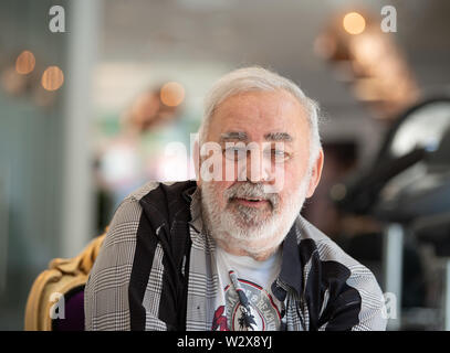 Berlin, Deutschland. 10. Juli 2019. Udo Walz in seinem Salon am Kurfürstendamm. Credit: Soeren Stache/dpa/Alamy leben Nachrichten Stockfoto