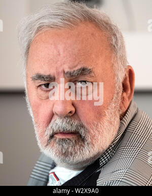 Berlin, Deutschland. 10. Juli 2019. Udo Walz in seinem Salon am Kurfürstendamm. Credit: Soeren Stache/dpa/Alamy leben Nachrichten Stockfoto