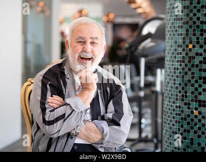 Berlin, Deutschland. 10. Juli 2019. Udo Walz in seinem Salon am Kurfürstendamm. Credit: Soeren Stache/dpa/Alamy leben Nachrichten Stockfoto