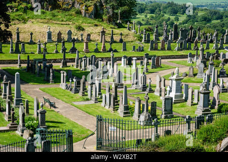 Kirche des Heiligen unhöflich Friedhof neben Stirling Castle Stirling Stirlingshire Schottland Stockfoto