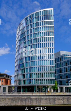 Das Auge Glas Wharf Temple Quay Bristol Avon England Stockfoto