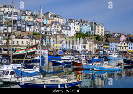 Hafen von Brixham Brixham Devon England Stockfoto