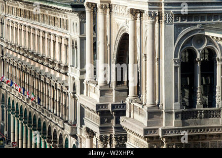 Italien, Lombardei, Mailand, Vittorio Emanuele Galerie Stockfoto
