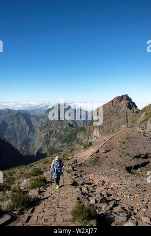 Portugal, Madeira, Pico Do Arieiro Stockfoto