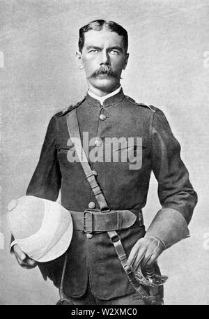 Kitchener 1882 als Major der Ägyptischen Kavallerie Stockfoto