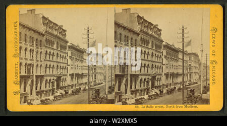 La Salle Street, nördlich von Arcade Gericht, durch Carbutt, John, 1832-1905 2. Stockfoto