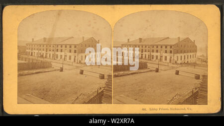 Libby Prison, Richmond, Va, Gebrüder Kilburn 4 Stockfoto