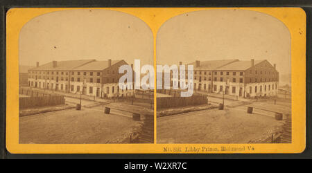 Libby Prison, Richmond, Va, Gebrüder Kilburn 3 Stockfoto