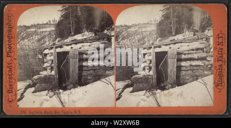 Blockhaus, blutige, Niagara, NY, von Robert N Dennis Sammlung von stereoskopische Ansichten 2. Stockfoto