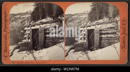 Blockhaus, blutige, Niagara, NY, von Robert N Dennis Sammlung von stereoskopische Ansichten Stockfoto