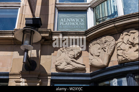 Die Alnwick Playhouse in Alnwick, Northumberland, England, Großbritannien Stockfoto