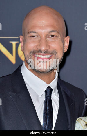 Keegan-Michael Schlüssel bei der Weltpremiere des Films "Der König der Löwen' an der Dolby Theater. Los Angeles, 09.07.2019 | Verwendung weltweit Stockfoto