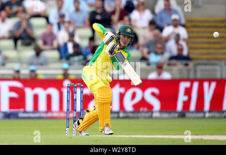 Australiens Alex Carey in schlagende Aktion während der ICC World Cup, Halbfinale bei Edgbaston, Birmingham. Stockfoto