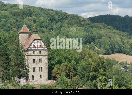 Schloss - buchenbach Buchenbach, mulfingen, jagst Valley, Hohenlohe, Heilbronn - Franken, Baden-Württemberg, Deutschland Stockfoto