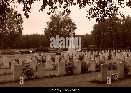 Soldatenfriedhof von Cannock Chase Stockfoto