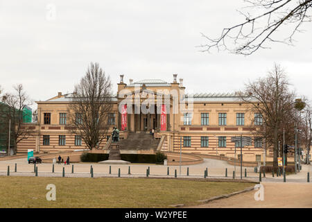 Schwerin, Deutschland. Das Staatliche Museum Schwerin (Staatliches Museum Schwerin), eine Kunstgalerie und Museum von Friedrich Franz II. im Jahre 1882 gegründet Stockfoto