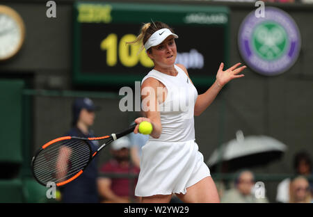 Wimbledon, UK. 11. Juli, 2019. Wimbledon Tennis Championships. Elina Svitoilina, Ukraine, 2019 Credit: Allstar Bildarchiv/Alamy leben Nachrichten Stockfoto