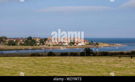 ALNMOUTH, northumberland/UK - 14. August: Blick von Alnmouth in Northumberland am 14. August 2010 Stockfoto