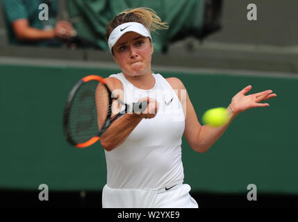 Wimbledon, UK. 11. Juli, 2019. Wimbledon Tennis Championships. Elina Svitolina, Ukraine, 2019 Credit: Allstar Bildarchiv/Alamy leben Nachrichten Stockfoto