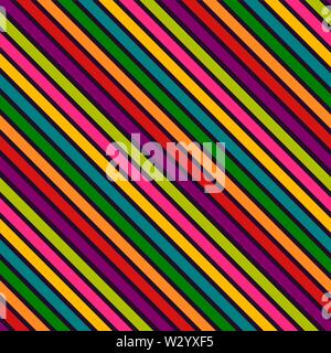 Bunt gestreiften Nahtlose geometrische Muster. Vector Illustration. Stock Vektor