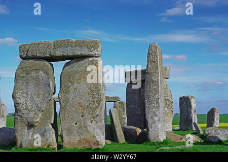 Stonehenge, prähistorische Monument in Wiltshire, England Stockfoto