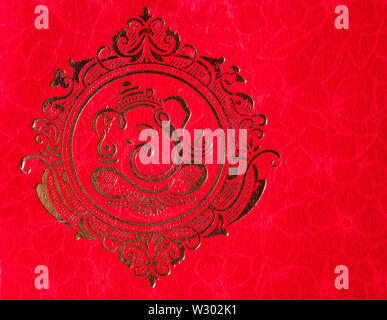 Der hinduistische God-Ganesha: Hindu Gott Ganesh, der Herr Glück, Wohlstand, Reichtum und Erfolg. Ganesh Puja. Ganesh Chaturthi. Stockfoto