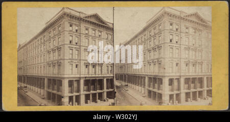 Eine der großen trockenen Ware Store in New York, HB Claflin & Co, von Robert N Dennis Sammlung von stereoskopische Ansichten Stockfoto