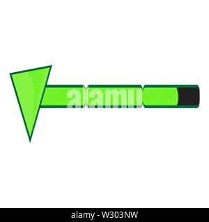 Video Game Energy Bar mit einem Donner-Vektor Stock Vektor