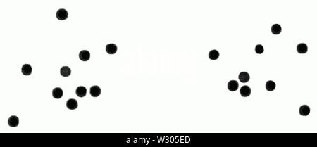 PSM V29 D236 zählen unregelmäßige Anzahl der Punkte Stockfoto