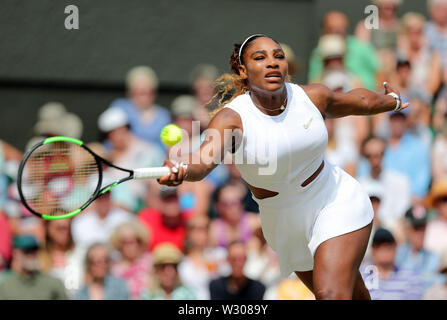 Wimbledon, UK. 11. Juli, 2019. Wimbledon Tennis Championships. Serena Williams, USA, 2019 Quelle: Allstar Bildarchiv/Alamy leben Nachrichten Stockfoto