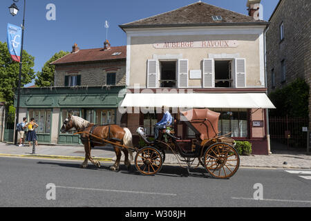 Frankreich, Auvers-sur-Oise, 2019/06. Im Zusammenhang mit mehreren berühmten Künstler, die prominentesten, Vincent van Gogh. Stockfoto