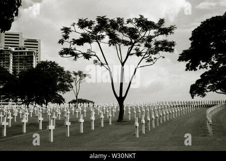 Manila American War Cemetery Memorials in Bonifacio Global City in Manila in Luzon Manila auf den Philippinen in Südostasien im Fernen Osten. Welt 2 Stockfoto