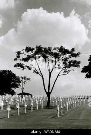 Manila American War Cemetery Memorials in Bonifacio Global City in Manila in Luzon Manila auf den Philippinen in Südostasien im Fernen Osten. Welt 2 Stockfoto