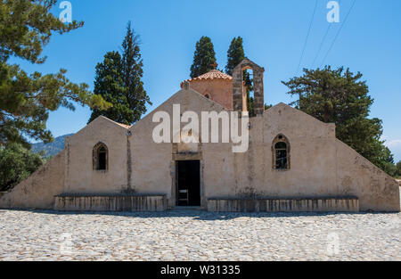 Der byzantinischen Kirche Panagia Kera, in der Nähe von Kritsa, Kreta Stockfoto