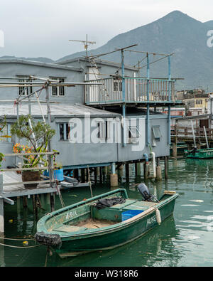 Tai O, fishermann Dorf in Hong Kong Stockfoto