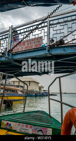 Tai O, fishermann Dorf in Hong Kong Stockfoto