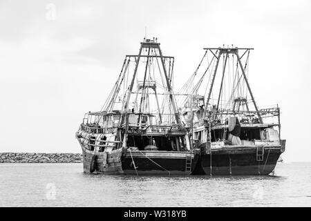 Tai O, fishermann Dorf in Hong Kong Stockfoto