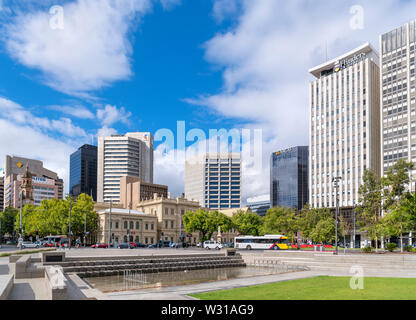 Victoria Square im Central Business District (CBD), Adelaide, South Australia, Australien Stockfoto