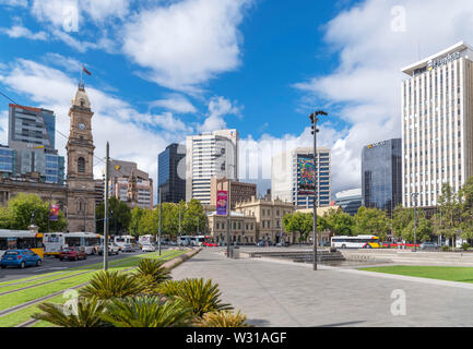 Victoria Square im Central Business District (CBD), Adelaide, South Australia, Australien Stockfoto