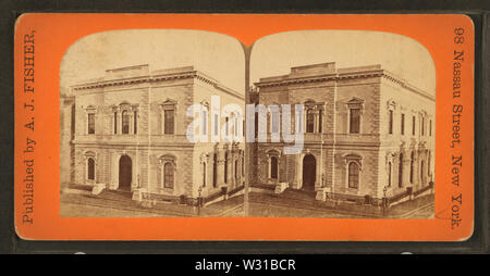 Peabody Institute Baltimore, von Robert N Dennis Sammlung von stereoskopische Ansichten 2. Stockfoto