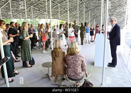 Serpentine Gallery. kudsk Steensen ausgezeichnet Eröffnungs Serpentine Augmented Architektur Provision in Zusammenarbeit mit Google Kunst & Kultur und Sir David Adjaye OBE, 11. Juli 2019 Stockfoto