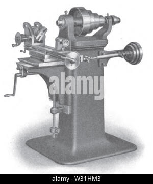Praktische Abhandlung über Fräsen und Fräsmaschinen p013 Stockfoto